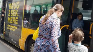 1と26番のバスが便利