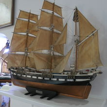 帆船の模型が沢山