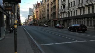 昔の城壁の外側