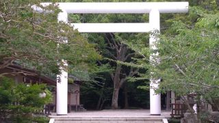 自然豊かな静かな神社