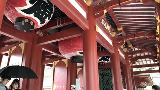 大きな提灯が3つも