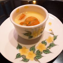 ウニの 茶碗蒸し