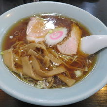 ラーメンを食べました