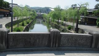 倉敷美観地区の中心・倉敷川にかかる橋