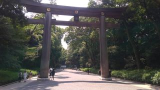 これだけ堂々とした鳥居は初めて見ました