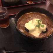 揚げなすとチーズのカレーうどん！