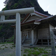 暮坪地区の象徴的な大岩