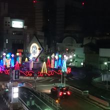 尾張一宮駅周辺の年末ライトアップ