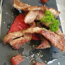 イベリコ豚の鉄板焼