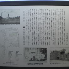 旧醸造試験所第一工場の解説です。公園と一体だったのでしょう。