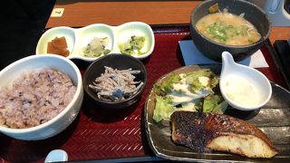 ひらす西京焼きが美味