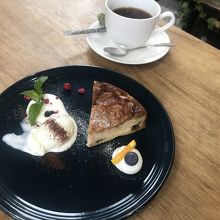 ラムレーズンのチーズケーキ