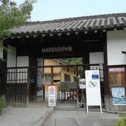 古き良き日本古来の民家の展示です