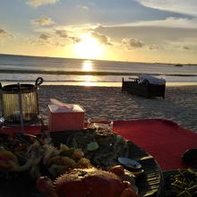 素敵なサンセットディナー