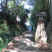 こんな和風の小道なのですが・・・