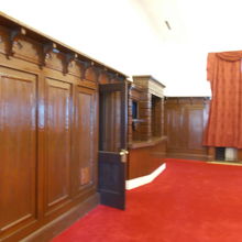 昔の貴賓室の復元です。