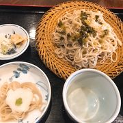 穂高駅近くの蕎麦屋