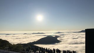 雲海見れた！