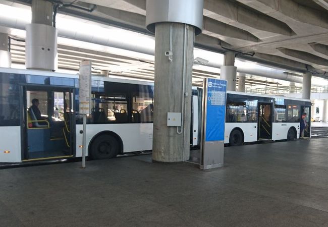 空港バスはモスコフスカヤ駅からのアクセス