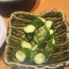 きゅうりの浅漬け