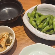 ビールには枝豆ですね