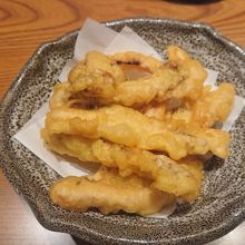 イカの天ぷら。これが美味かった