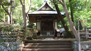 静かな場所です