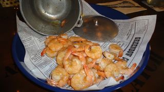 カジュアルなレストラン　ババガンプシュリンプ