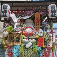 山門にありました