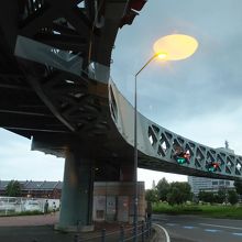 バスの車内より。