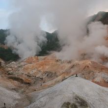 湯気のモクモクがスゴーイ！