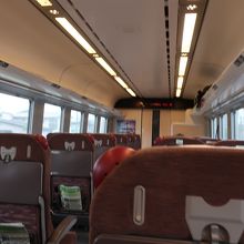 ４号車　指定席　空いていました