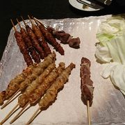 博多名物とりかわを食べれます