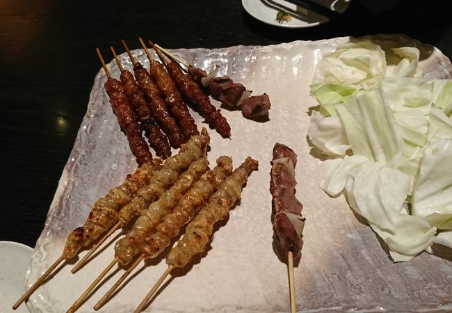 博多名物とりかわを食べれます