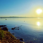 アフリカ有数の湖、ビクトリア湖