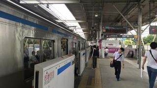 多摩川駅で乗り換え