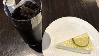 ライムチーズケーキが美味しかった