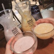 いちごマッコリマンゴーマッコリ