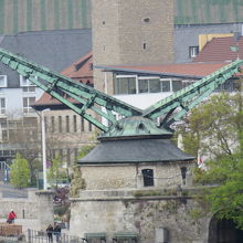 クレーン場の旧クレーン 