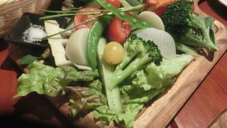 地場野菜が豊富。