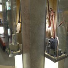 ギャラリア内の展示物