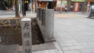 高瀬川やまざき橋周辺