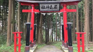 厳島神社まではかなりの距離が