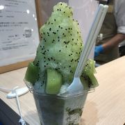 山口果物の人気かき氷が駅で食べれる！