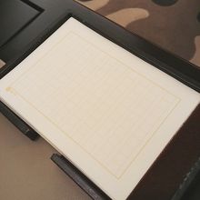 文豪に愛されたホテルらしく、メモが原稿用紙！