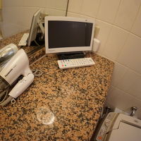 お風呂にTVモニターが！笑