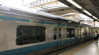 青い電車