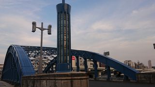 駒形堂傍のアーチの綺麗な橋!!