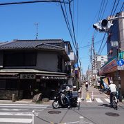 味ある昔ながらの商店街