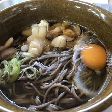 きのこ蕎麦